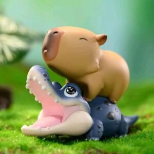 CAPIBARA Y COCODRILO